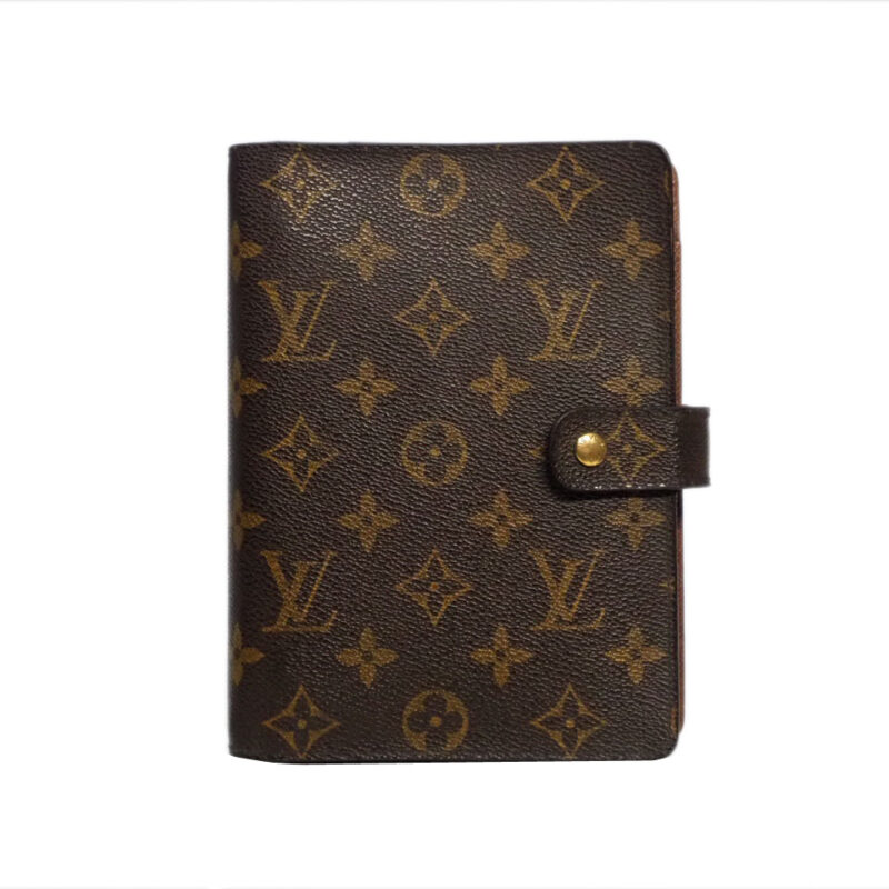 Louis Vuitton R20105 Monogram Canvas Medium Ring Agenda Cover