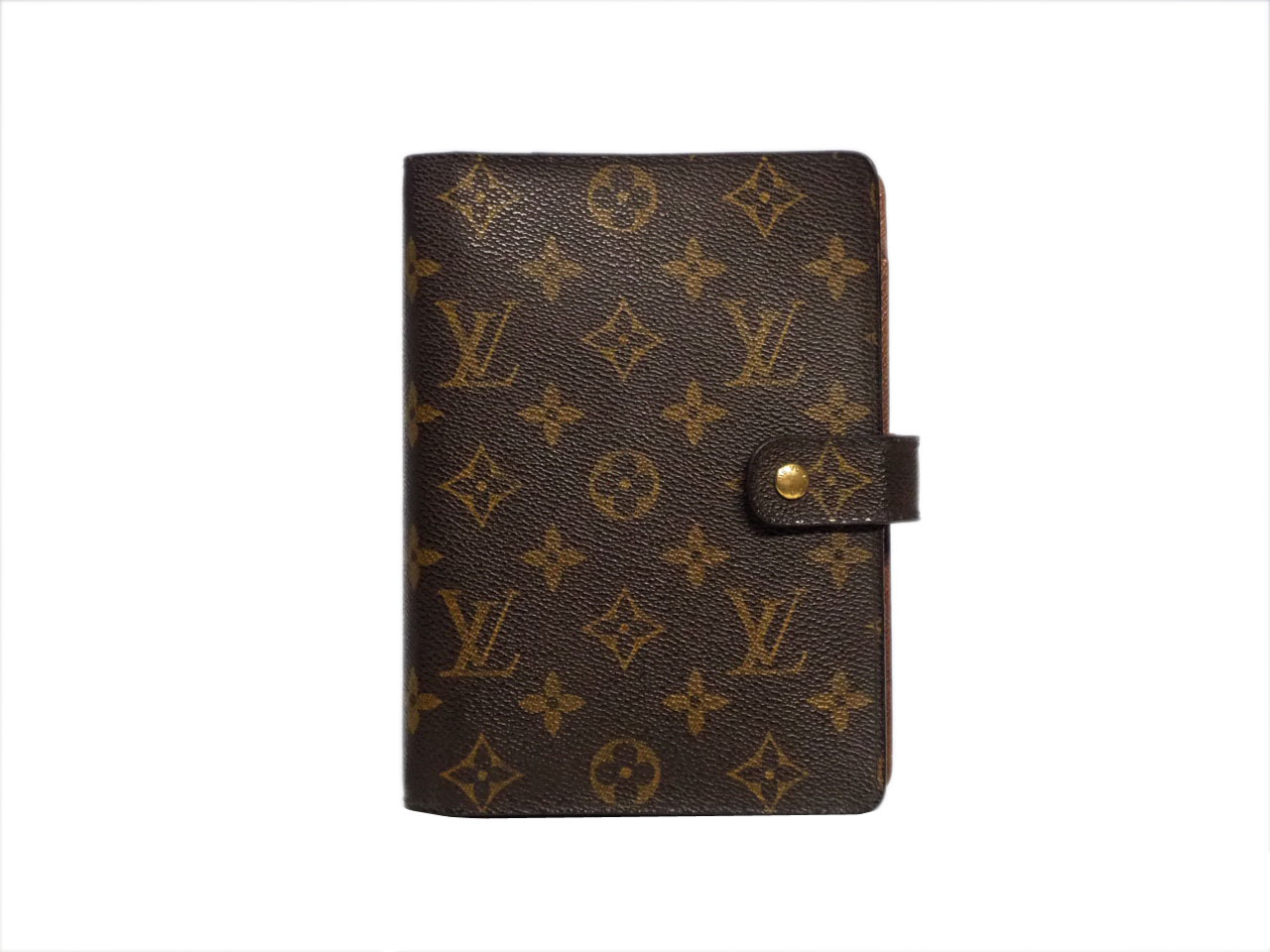 Louis Vuitton R20105 Monogram Canvas Medium Ring Agenda Cover