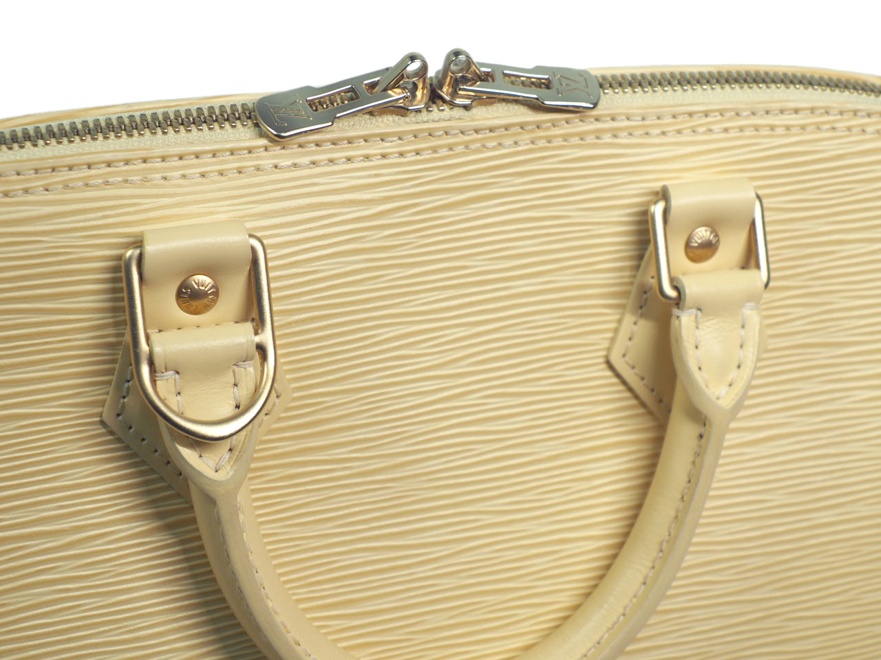 Louis Vuitton Vanilla Epi Leather Alma PM Tote Bag (AR0011) - Image 9