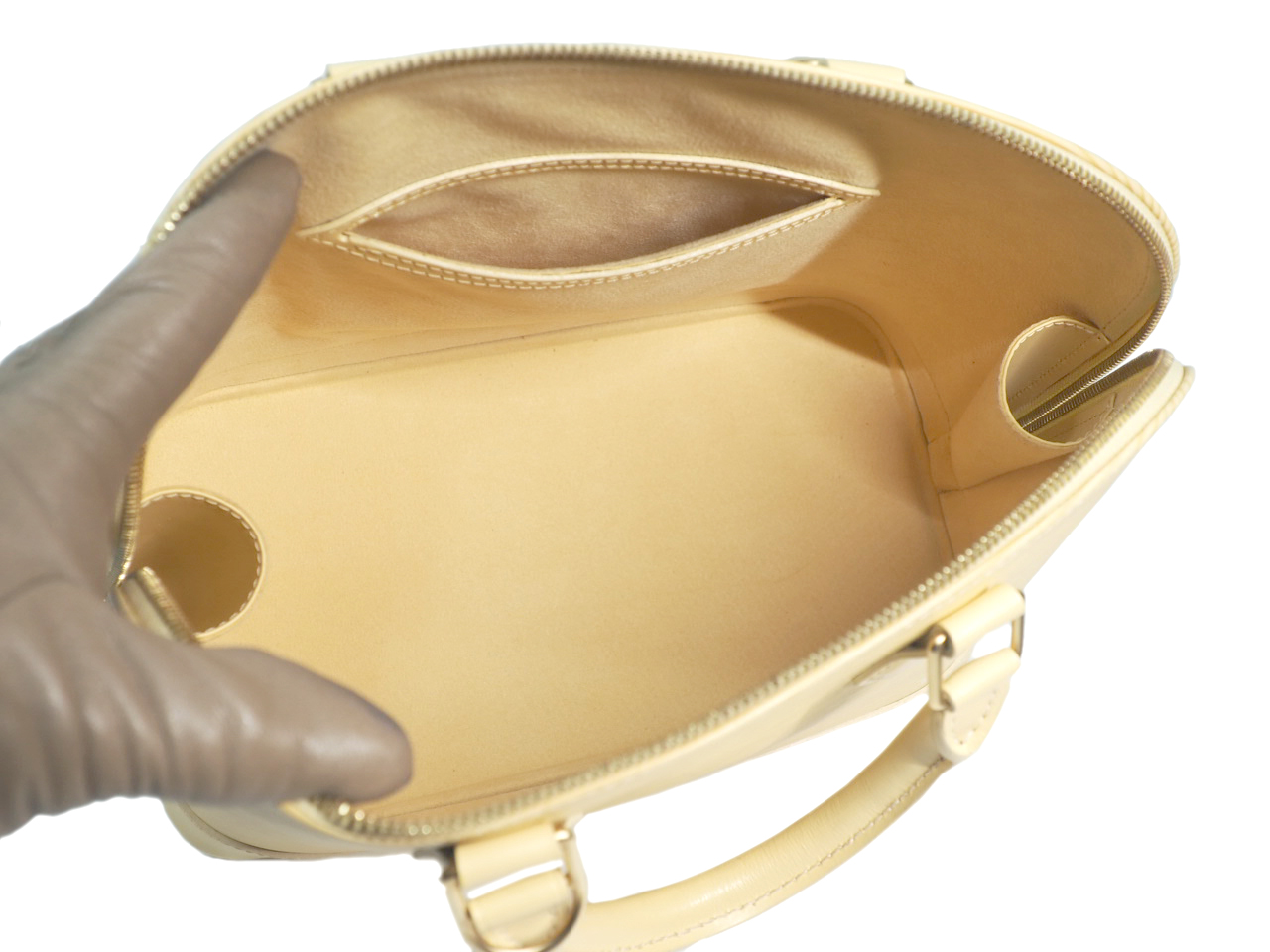 Louis Vuitton Vanilla Epi Leather Alma PM Tote Bag (AR0011) - Image 10