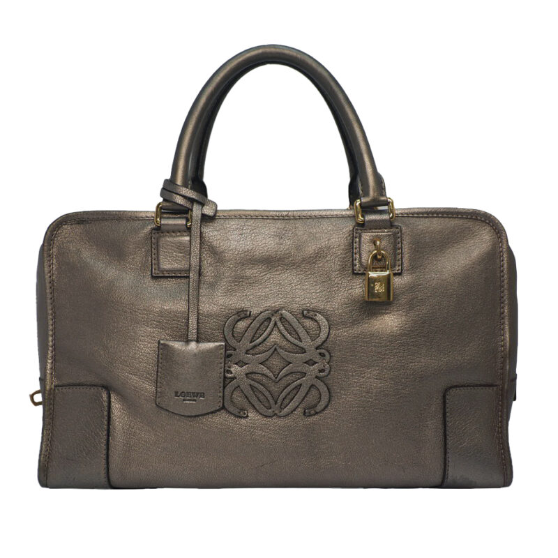 Loewe Limited Collection Gold/ Bronze Goat Leather Amazona 32 Large Tote/ Laptop