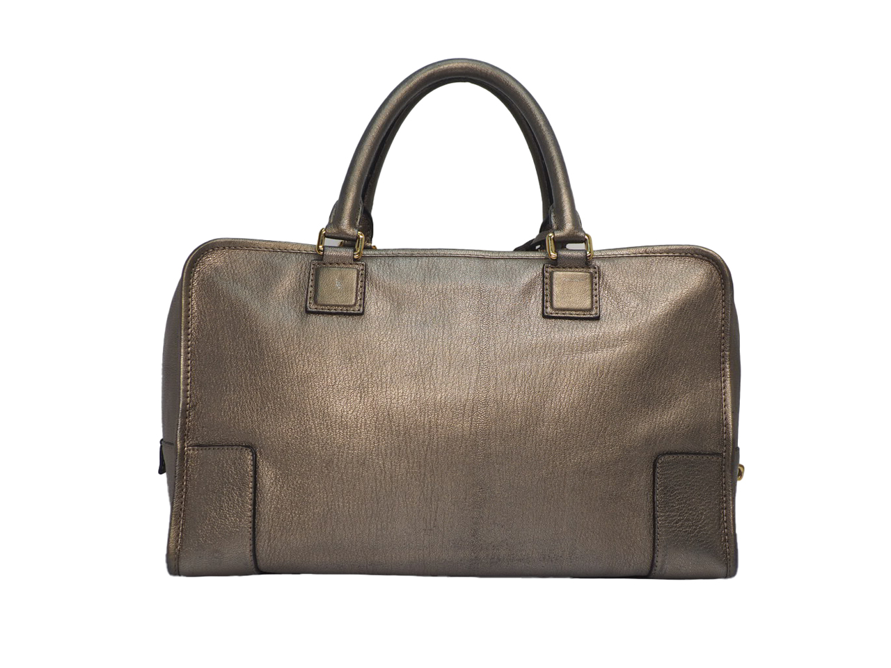 Loewe Limited Collection Gold/ Bronze Goat Leather Amazona 32 Large Tote/ Laptop - Image 3