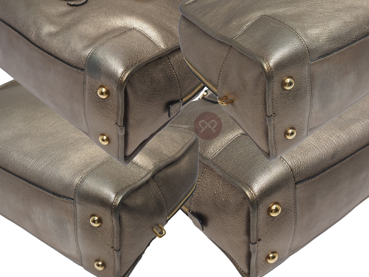 Loewe Limited Collection Gold/ Bronze Goat Leather Amazona 32 Large Tote/ Laptop - Image 12