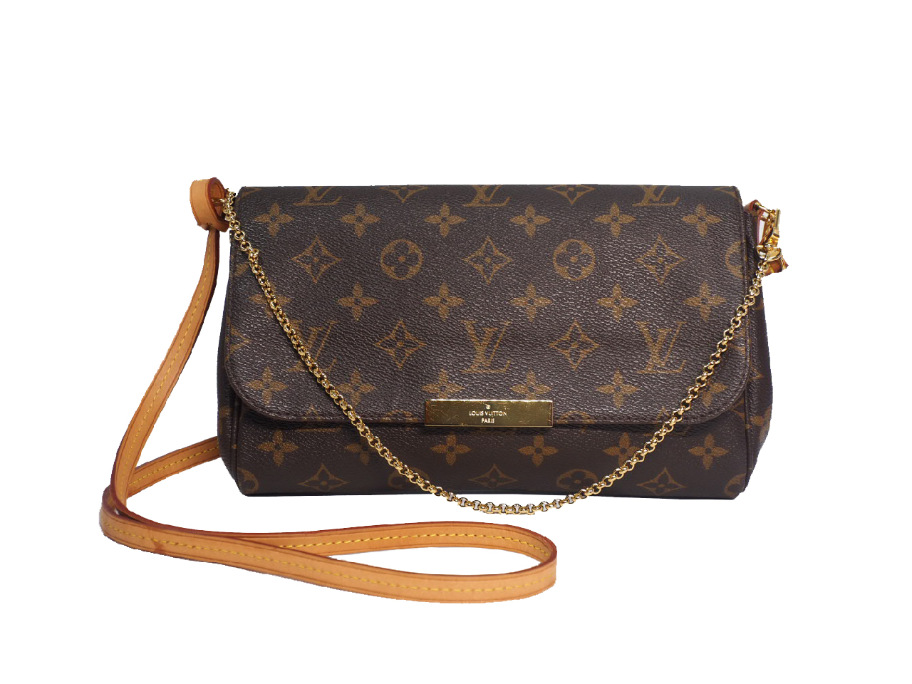 Louis Vuitton M40718 Monogram Canvas Favorite MM Crossbody Bag (AA3177)