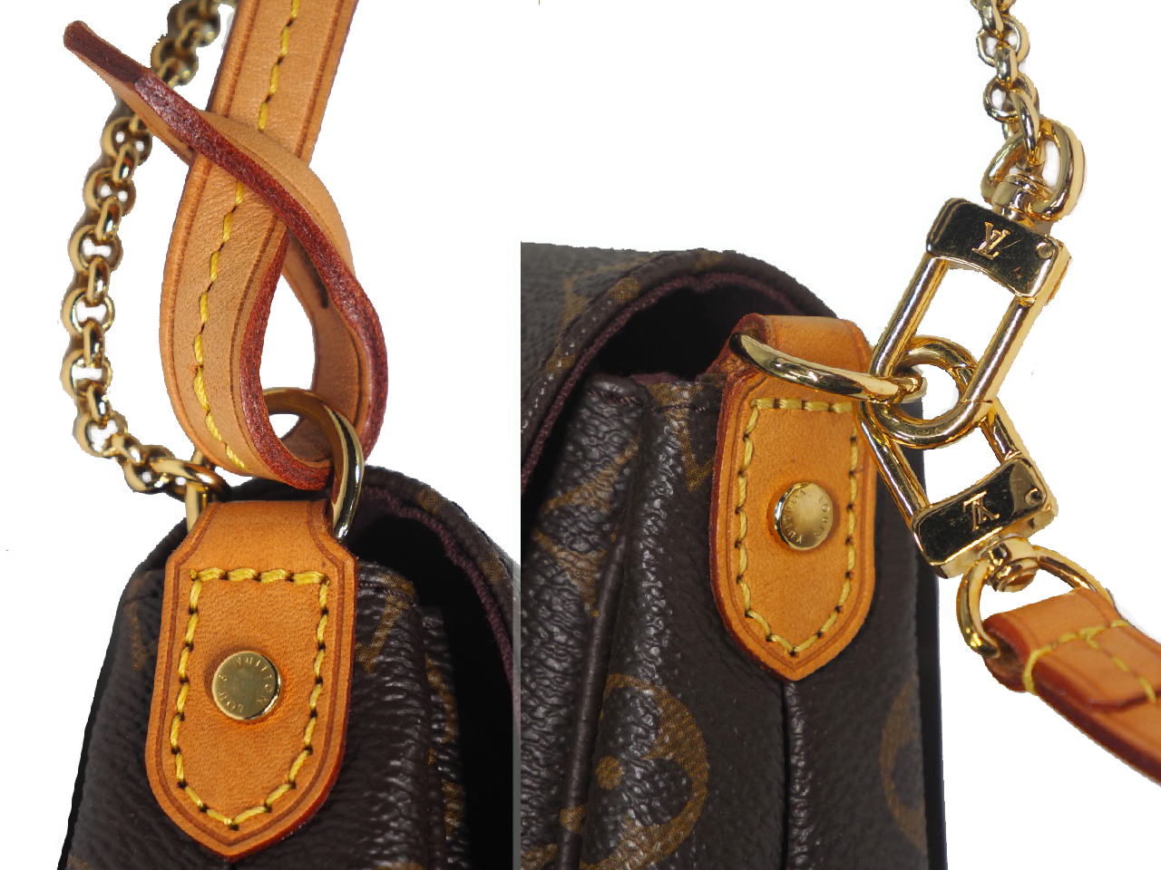 Louis Vuitton M40718 Monogram Canvas Favorite MM Crossbody Bag (AA3177) - Image 6