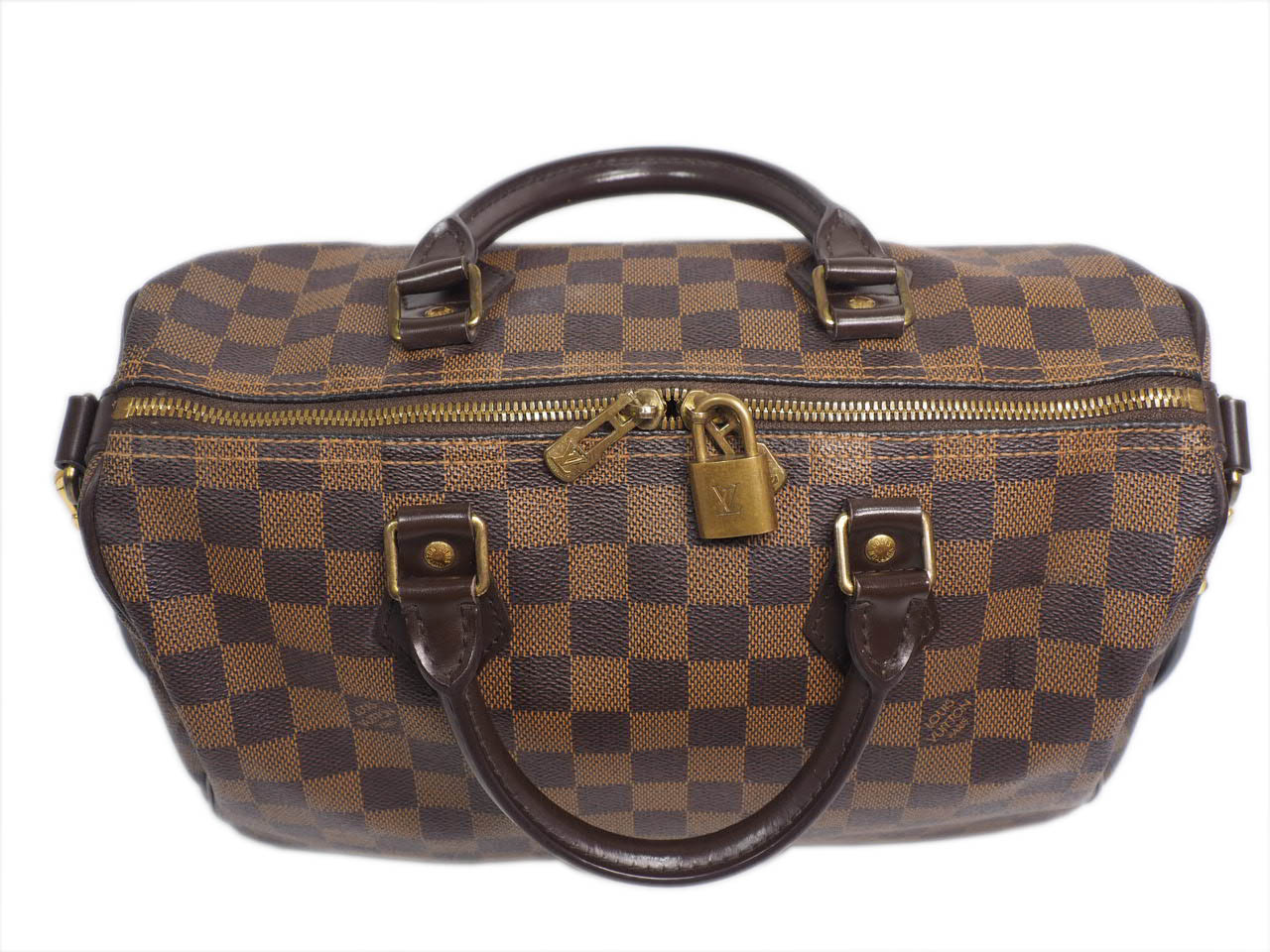 Louis Vuitton N41367 Damier Canvas Speedy 30 Bandouliere (MB2132) - Image 4