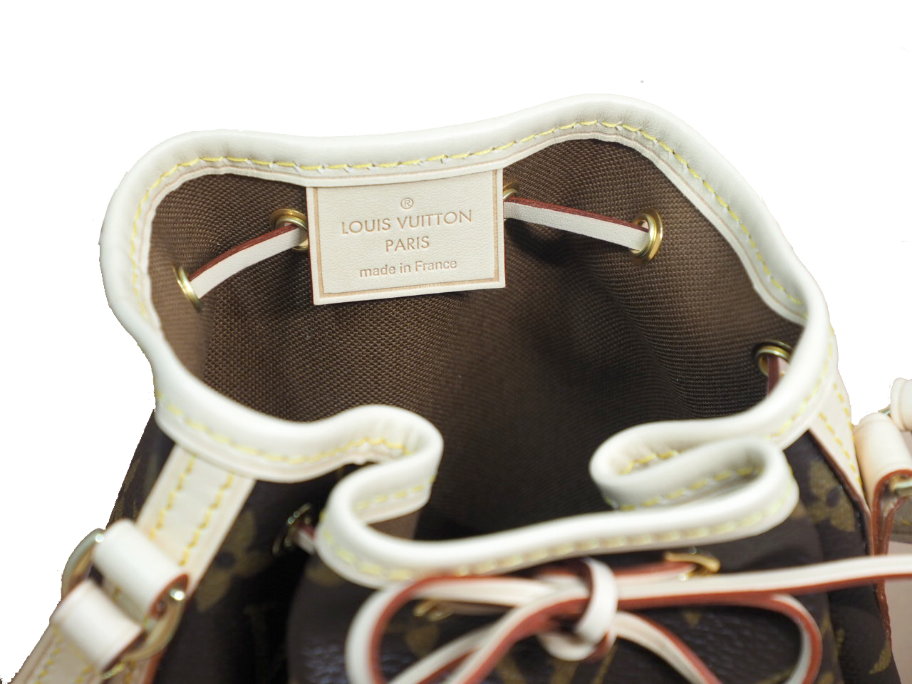 Louis Vuitton Monogram Canvas M41346 Nano Noe Mini Crossbody bag (SR4200) - Image 7