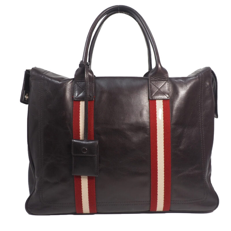 Bally Brown Soft Calf Leather Business Document/ Laptop Tote