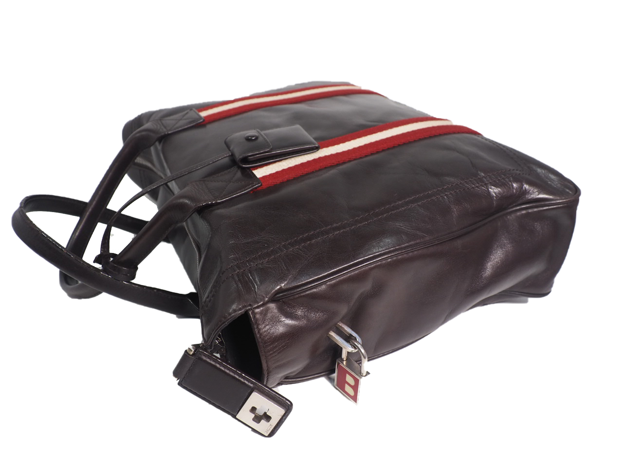 Bally Brown Soft Calf Leather Business Document/ Laptop Tote - Image 8