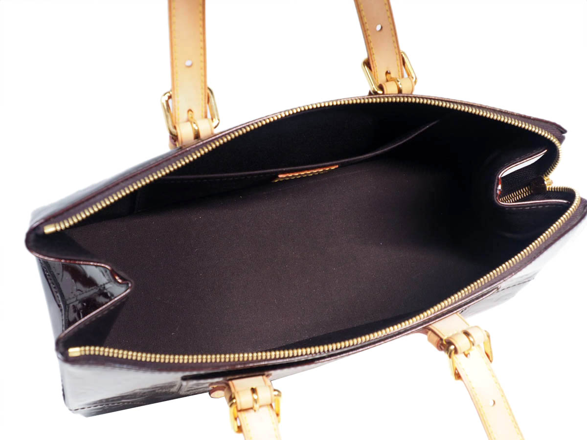 Louis Vuitton M93510 Monogram Vernis Leather Amarante Rosewood Avenue Shoulder Bag - Image 8