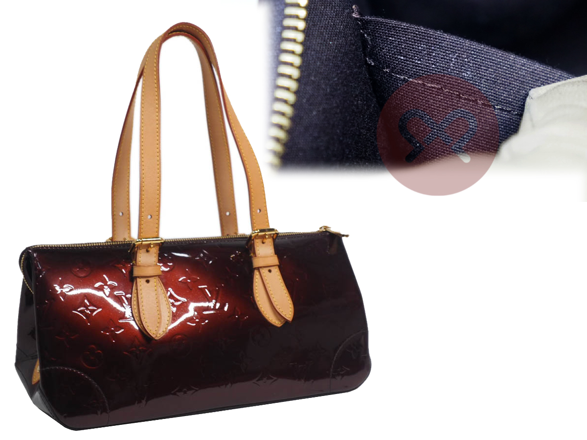 Louis Vuitton M93510 Monogram Vernis Leather Amarante Rosewood Avenue Shoulder Bag - Image 2