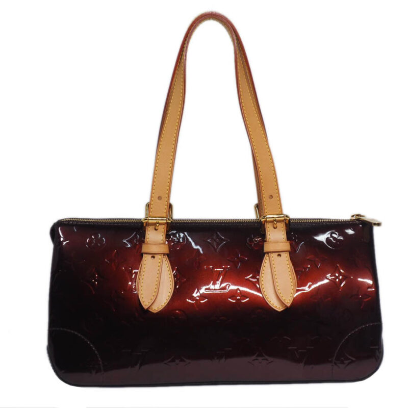 Louis Vuitton M93510 Monogram Vernis  Leather Amarante Rosewood Avenue Shoulder Bag