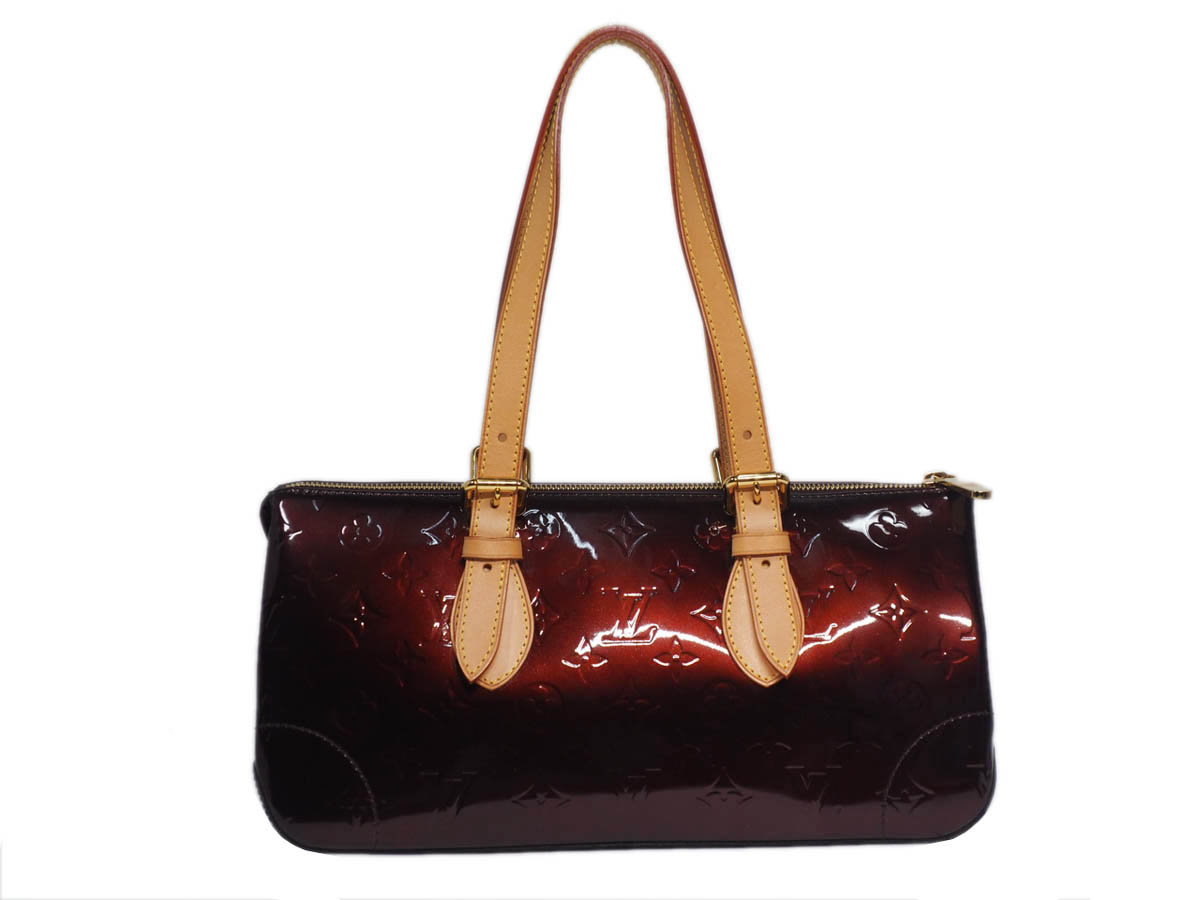 Louis Vuitton M93510 Monogram Vernis Leather Amarante Rosewood Avenue Shoulder Bag