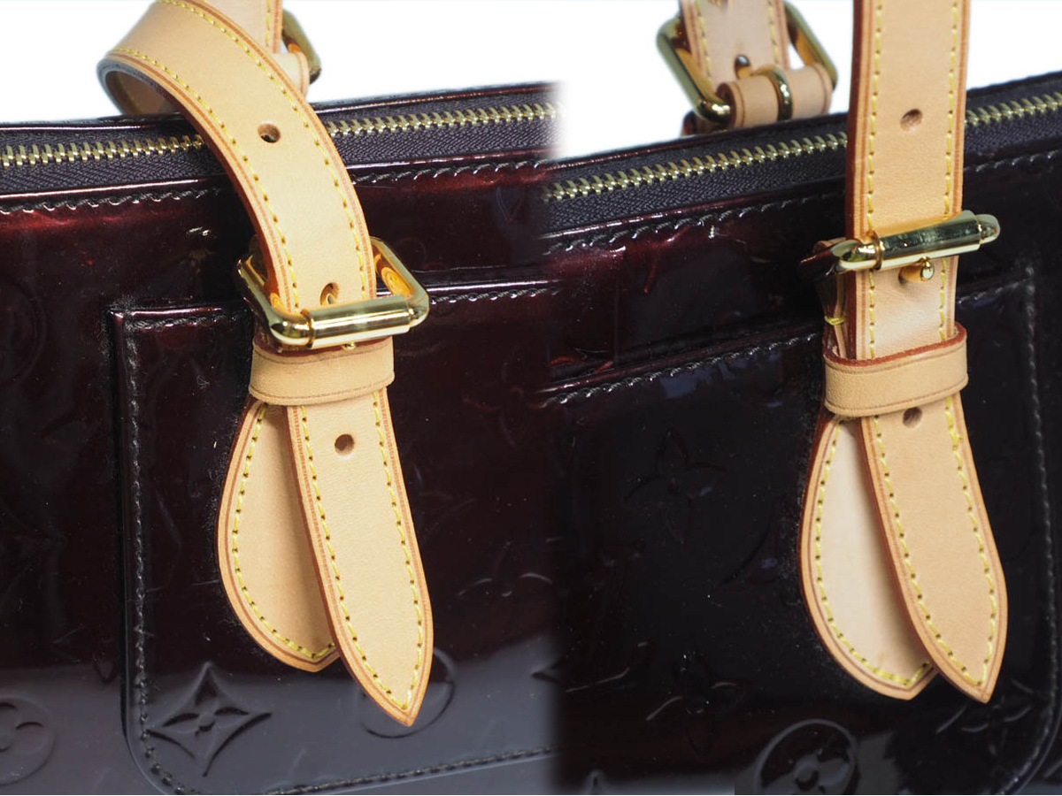 Louis Vuitton M93510 Monogram Vernis Leather Amarante Rosewood Avenue Shoulder Bag - Image 4