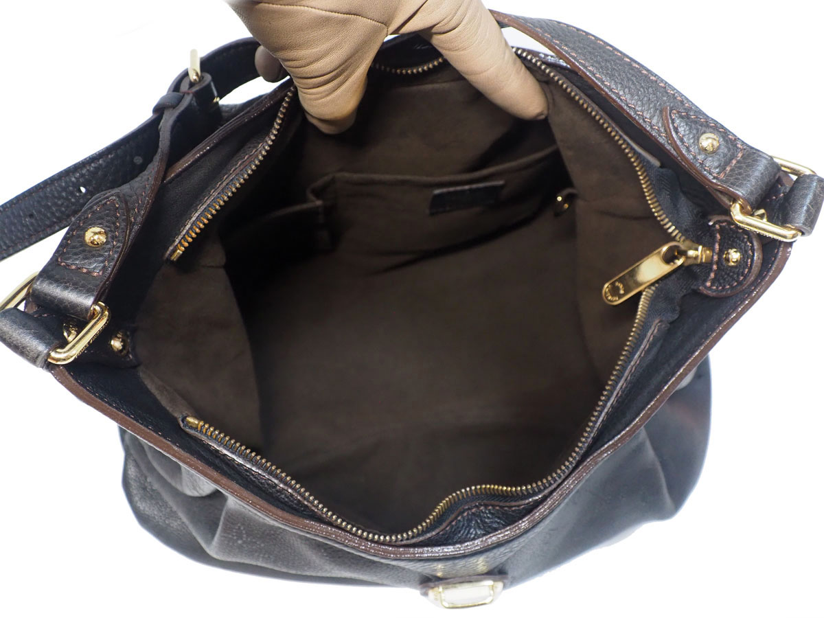 Louis Vuitton M95972 Black Mahina Leather XS Bag (AR0038) - Image 10