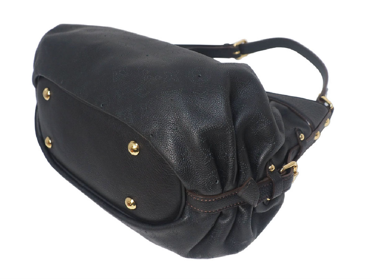 Louis Vuitton M95972 Black Mahina Leather XS Bag (AR0038) - Image 7