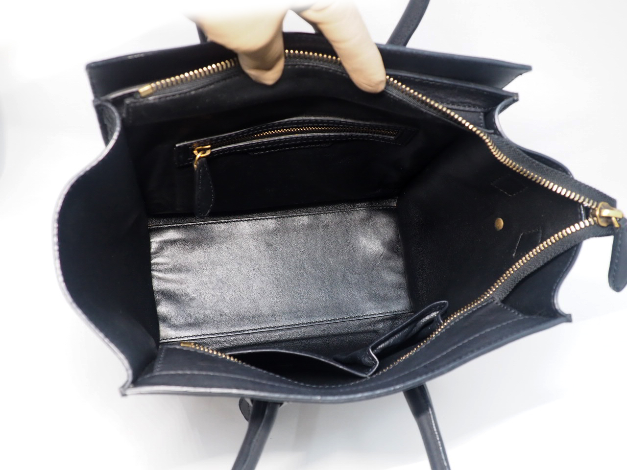 Celine Black 167793HSC.38NO Micro Luggage Tote - Image 12