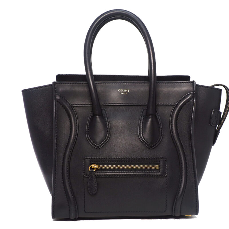 Celine Black 167793HSC.38NO Micro Luggage Tote