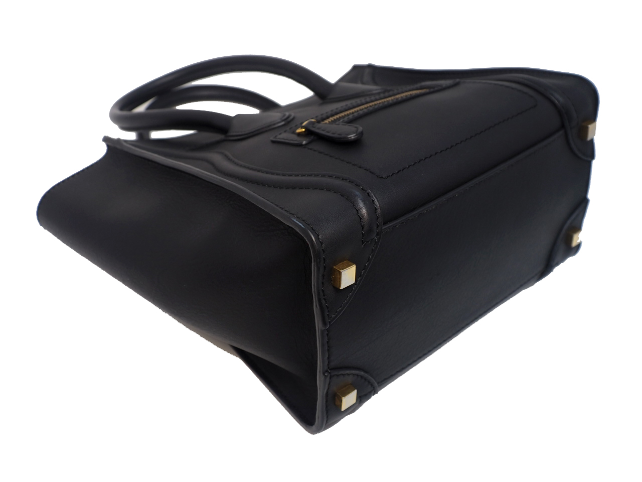 Celine Black 167793HSC.38NO Micro Luggage Tote - Image 7
