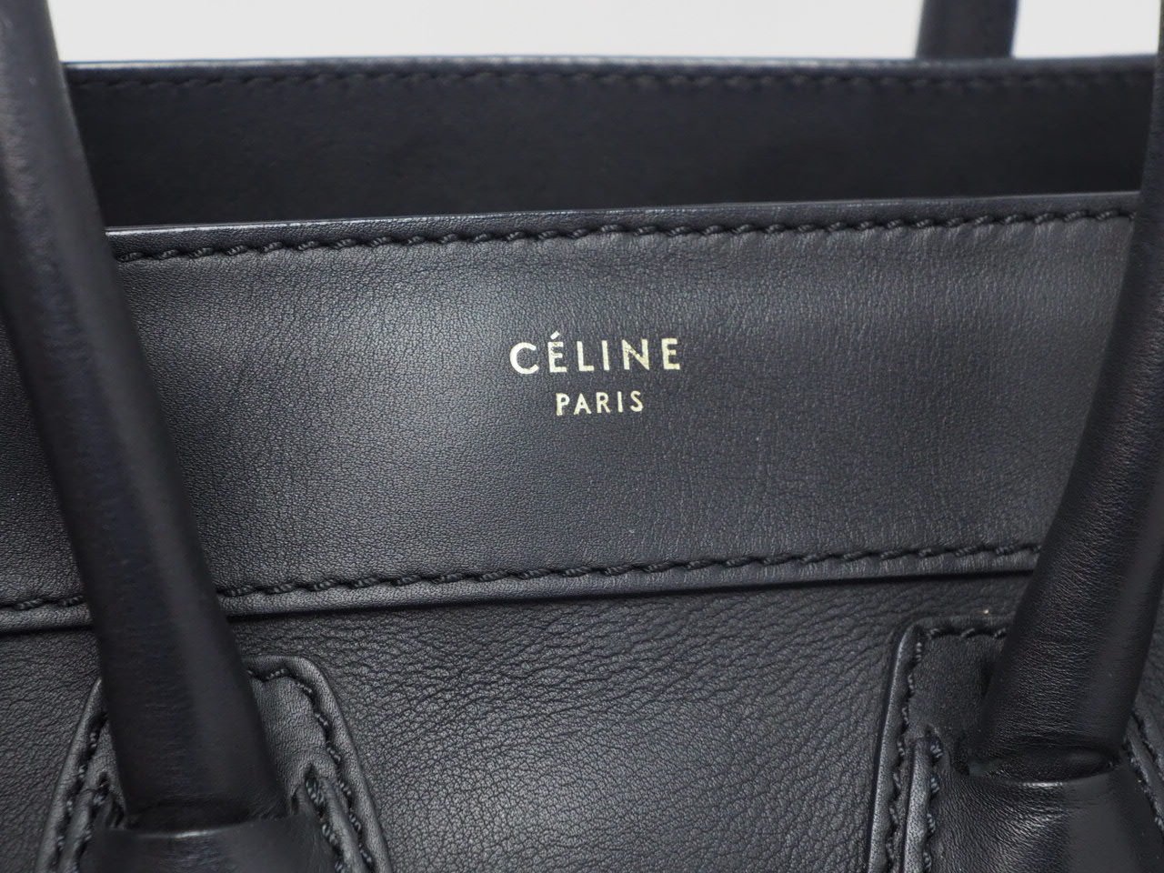 Celine Black 167793HSC.38NO Micro Luggage Tote - Image 9