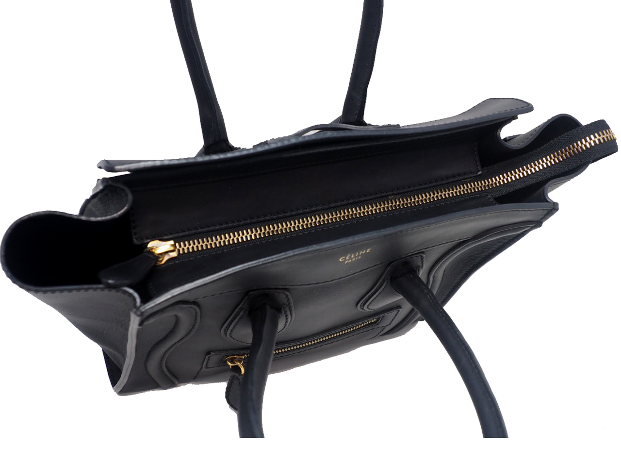 Celine Black 167793HSC.38NO Micro Luggage Tote - Image 11