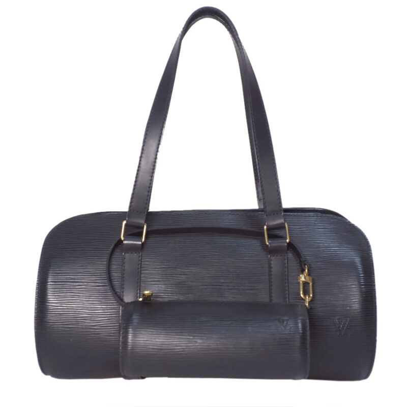 Louis Vuitton M52222  Black Soufflot Epi Leather Papillon 30 with Pouch (MI0075)