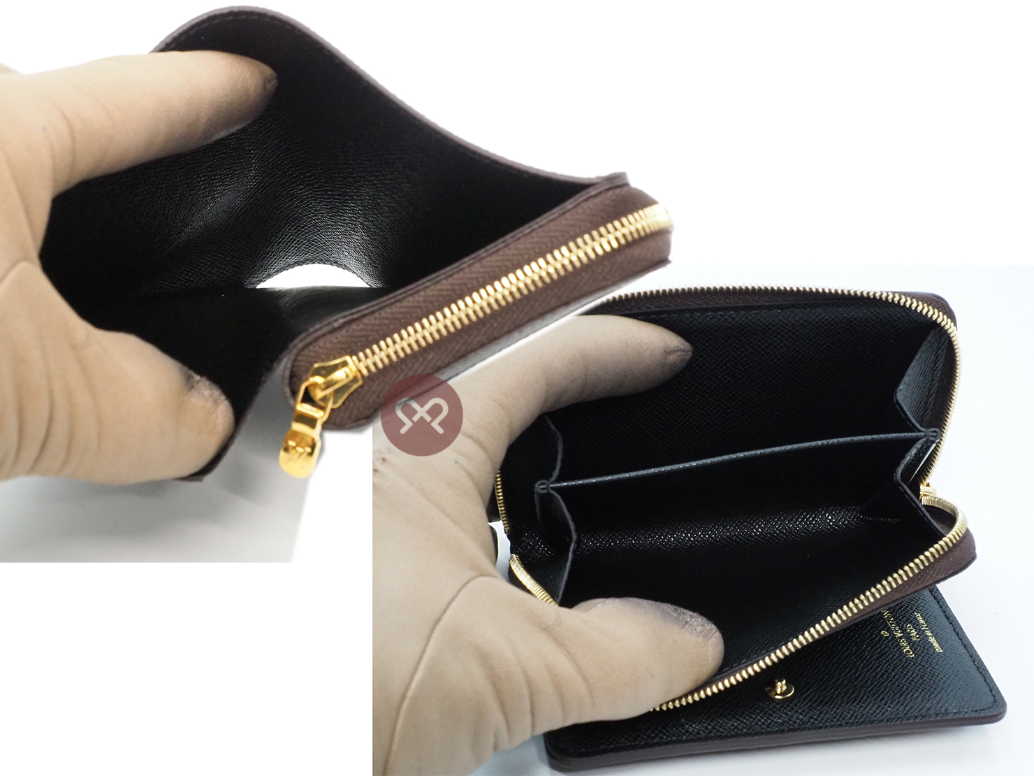 BRAND NEW ! Louis Vuitton M81461 Lou Wallet Monogram Giant Reverse Canvas Compact Wallet - Image 5
