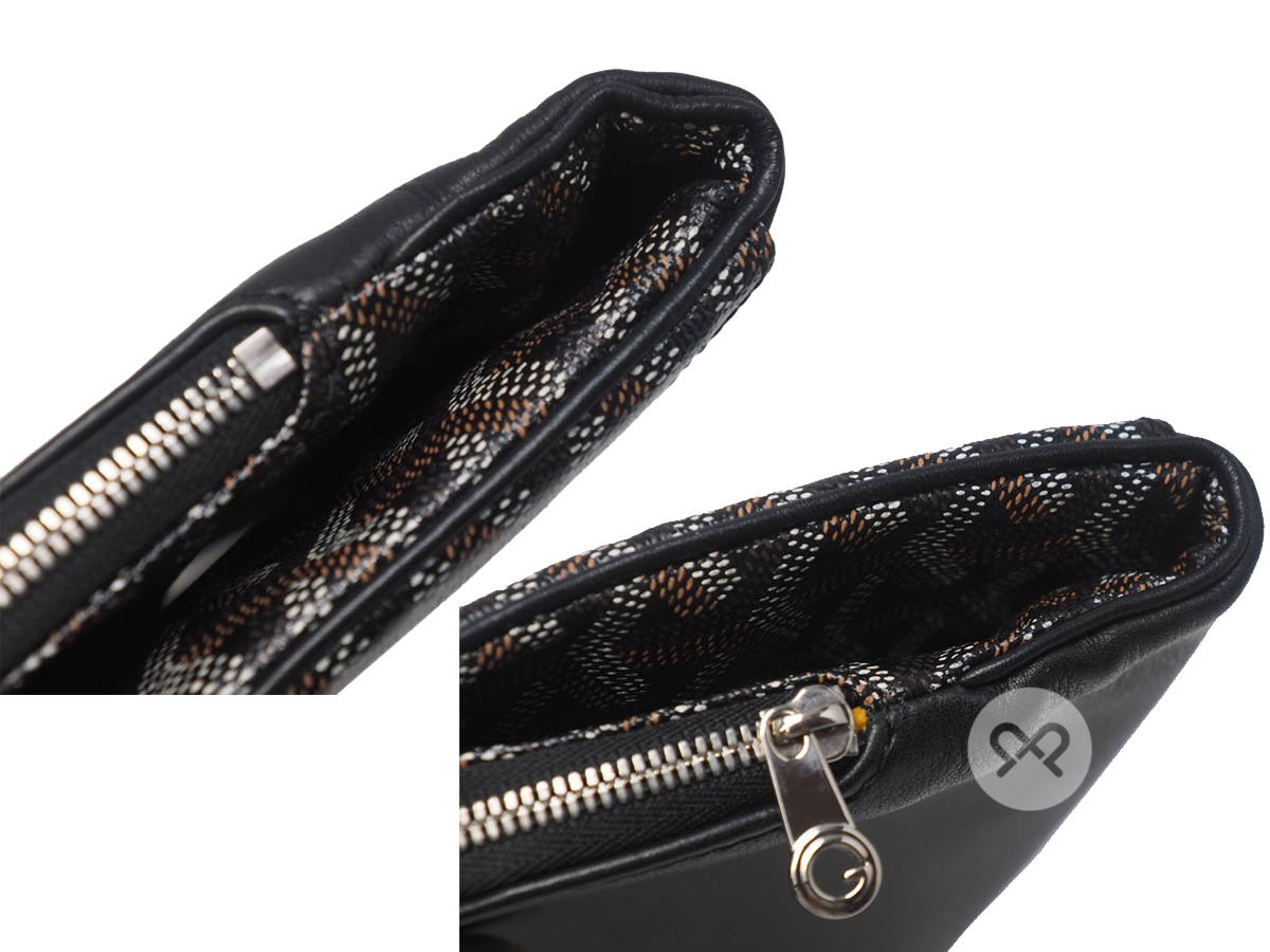 Goyard Black Goyardine Sainte Marie Reversible Pochette Clutch-SAR020171 - Image 9