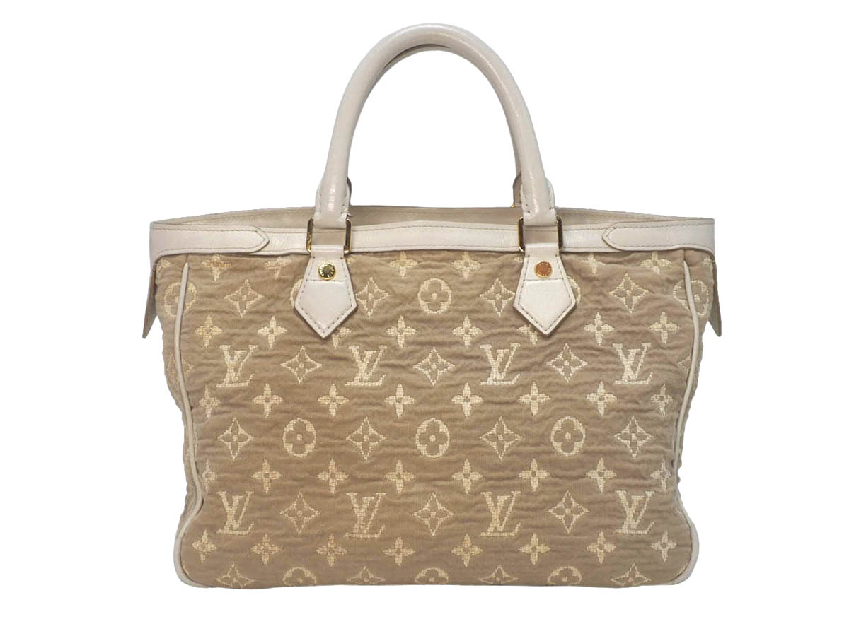 Louis Vuitton Limited Edition M93495 Monogram Sabbia Blanc Cabas MM Tote Bag (FO4160) - Image 3