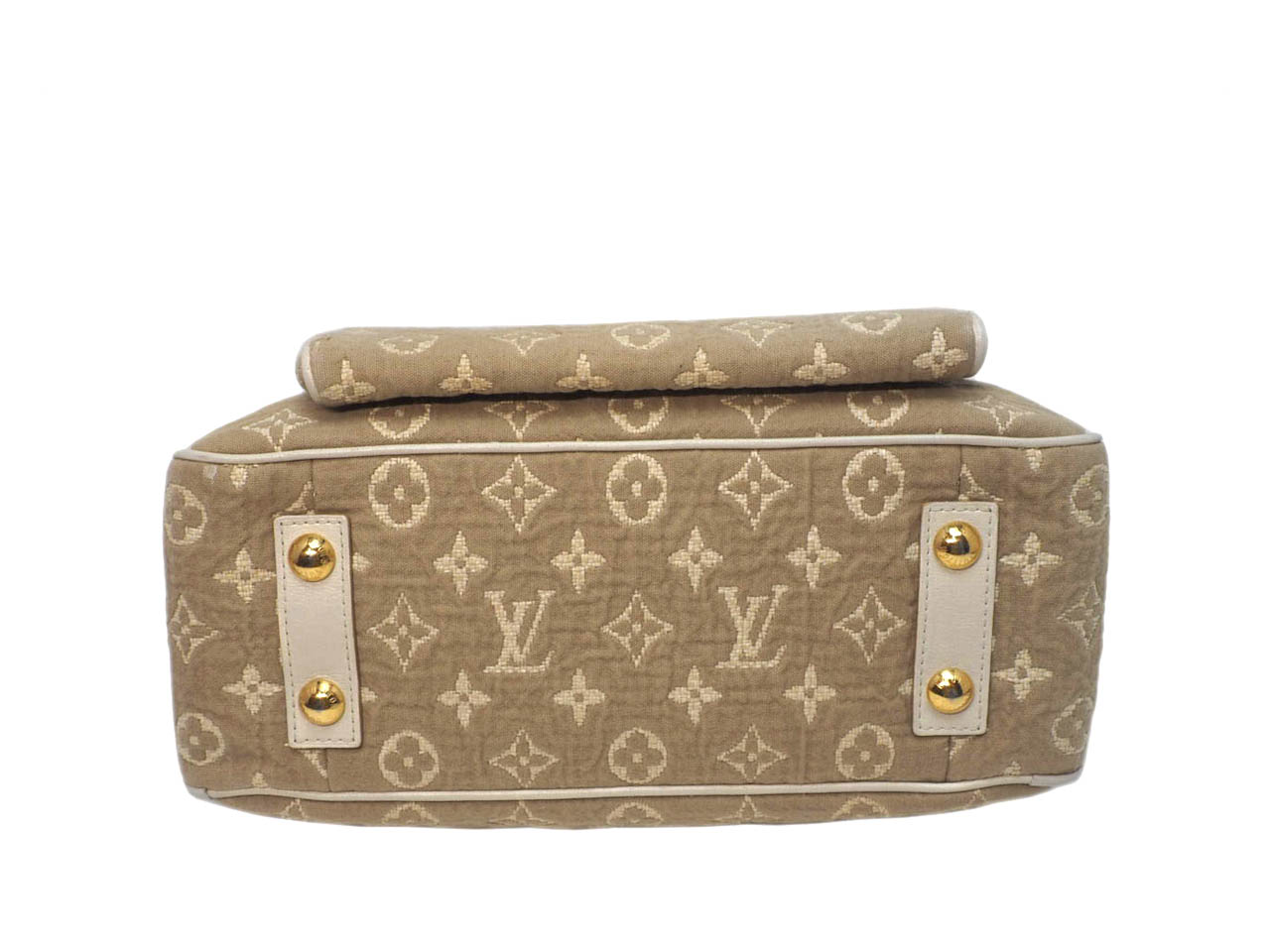 Louis Vuitton Limited Edition M93495 Monogram Sabbia Blanc Cabas MM Tote Bag (FO4160) - Image 5