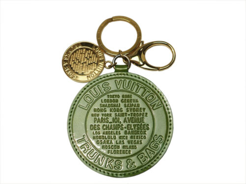 Louis Vuitton Vernis Trunk & Bags Vert Tonic Green Bag Charm and Key Holder