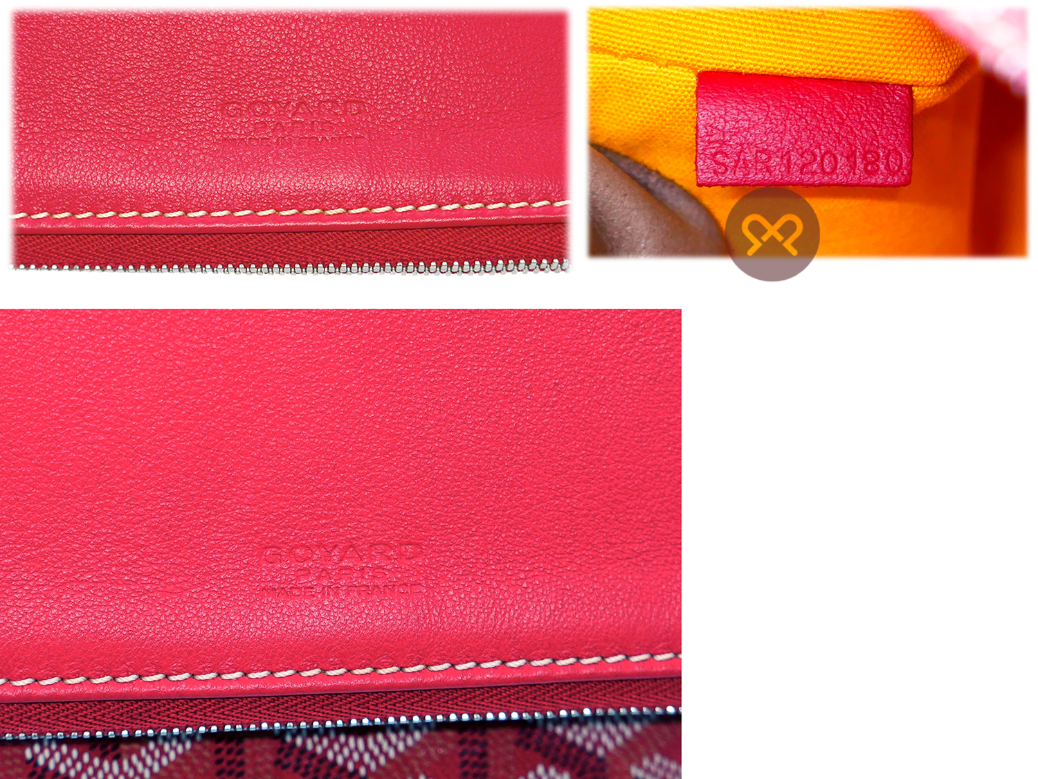 Goyard Rouge/ Red Sainte Marie Reversible Pochette Clutch-SAR120480 - Image 5