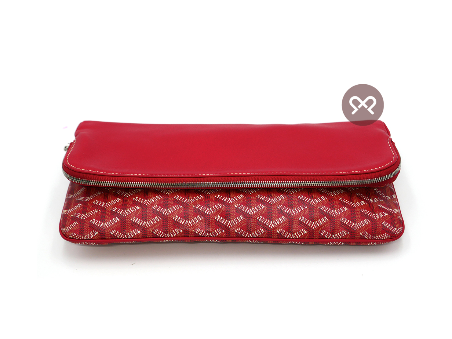 Goyard Rouge/ Red Sainte Marie Reversible Pochette Clutch-SAR120480 - Image 7