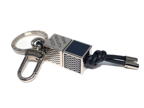 Louis Vuitton M67929 Leather Rope Double Cubes Bag Charm and Key Holder (DI0174)