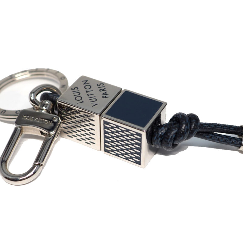 Louis Vuitton M67929 Leather Rope Double Cubes Bag Charm and Key Holder (DI0174)