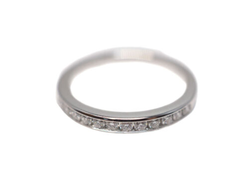 Tiffany & Co. 18K White Gold Diamonds Ring, DIA-15 pcs - PT950