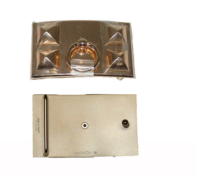 Hermes 32mm Collier De Chien Buckle CDC Rose Gold Hardware with 85cm Reversible Belt in Various Colors