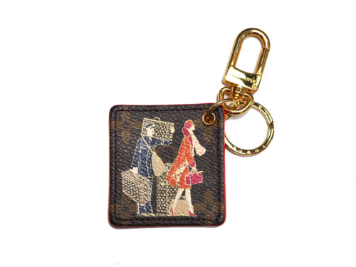 Louis Vuitton M66940 Monogram Excursion Trunks Bag charm and Key holder (RI1122)