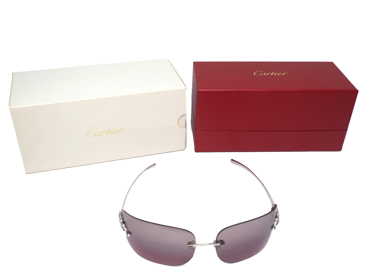 Cartier Panthère de Cartier Sunglasses -T8200733 Leopard Pattern Silver-Tone