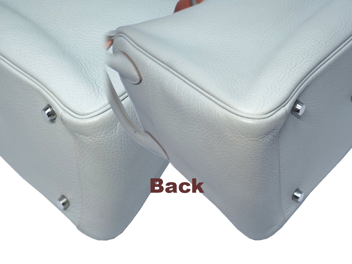 Hermes Lindy 30 Eclat Clemence Gris Perle/ Crevette Q Stamp Palladium Hardware - Image 6