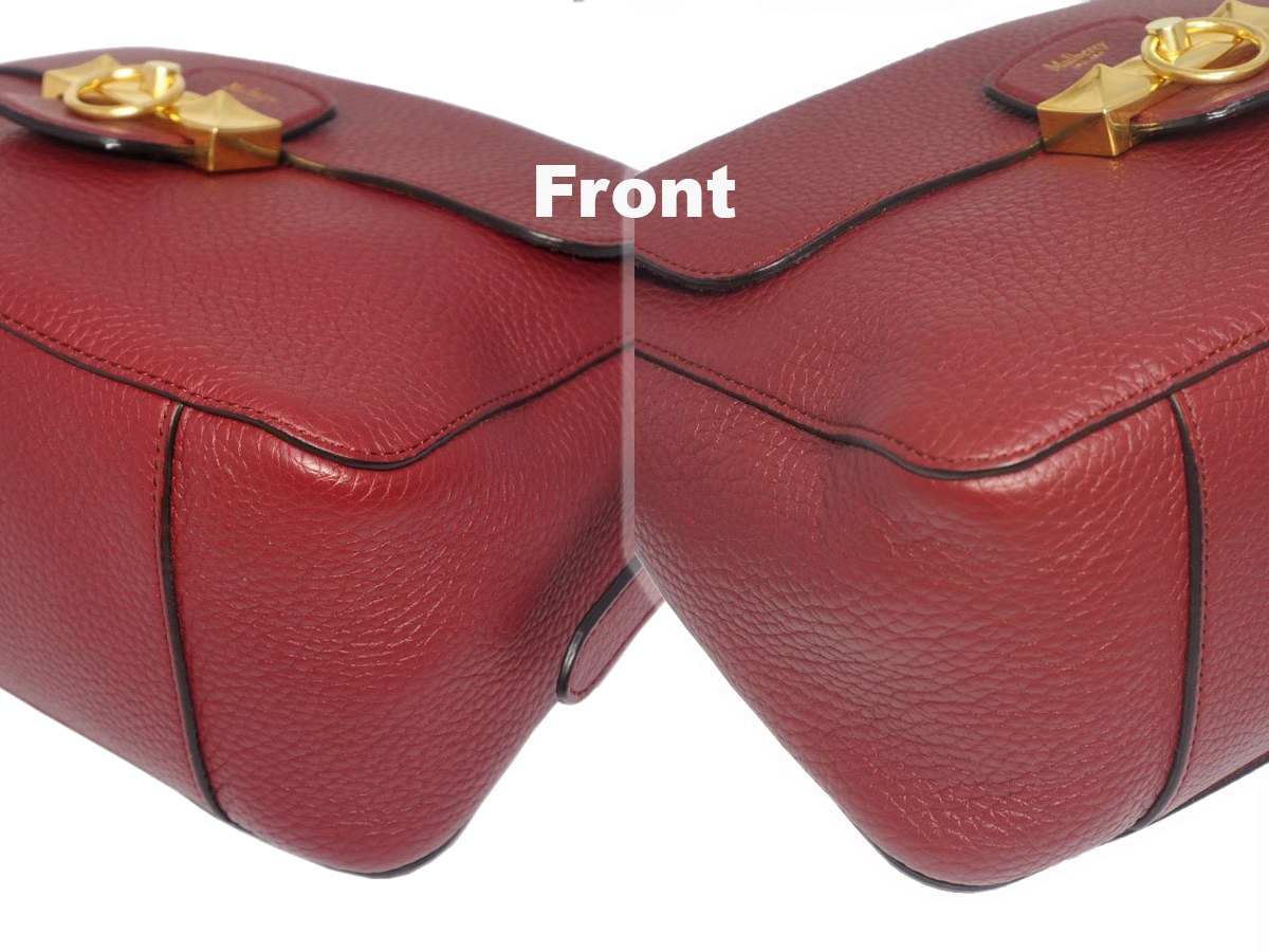 Mulberry Burgundy Red/ Maroon Keeley Heavy Grain Calf Shoulder Bag - Image 7