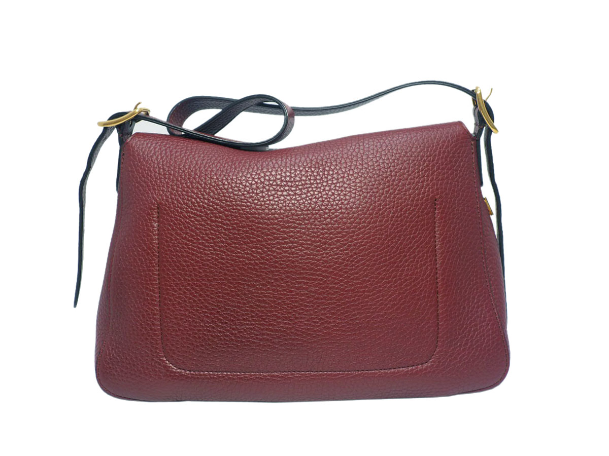 Mulberry Burgundy Red/ Maroon Keeley Heavy Grain Calf Shoulder Bag - Image 3