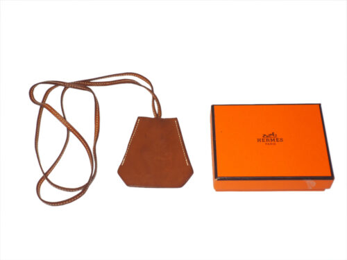 Hermes Giant Natural Barenia Clochette Key Holder/ Bag Charm/ Necklace Accessories