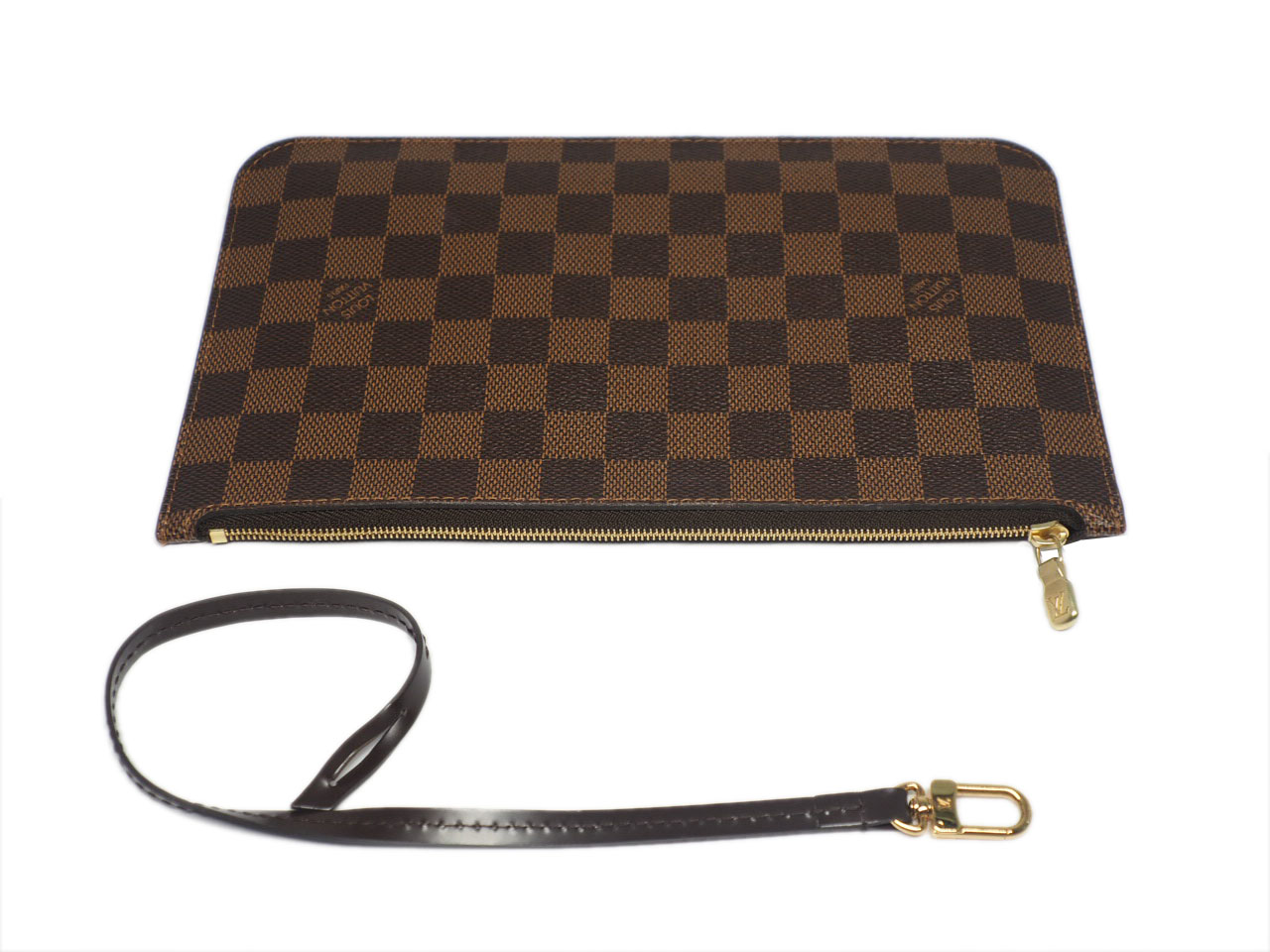 Louis Vuitton Damier Canvas Neverfull MM's Accessories Flat Pochette (AR4127) - Image 4