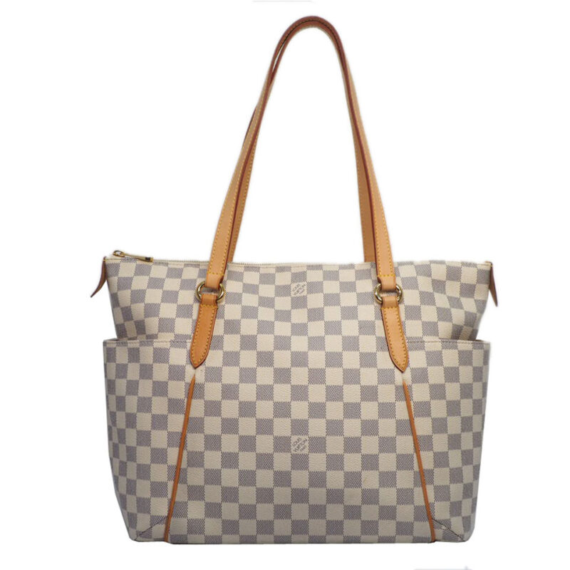 Louis Vuitton N51262 Damier Azur Canvas Totally MM Document / Shopping Bag (AR2079)