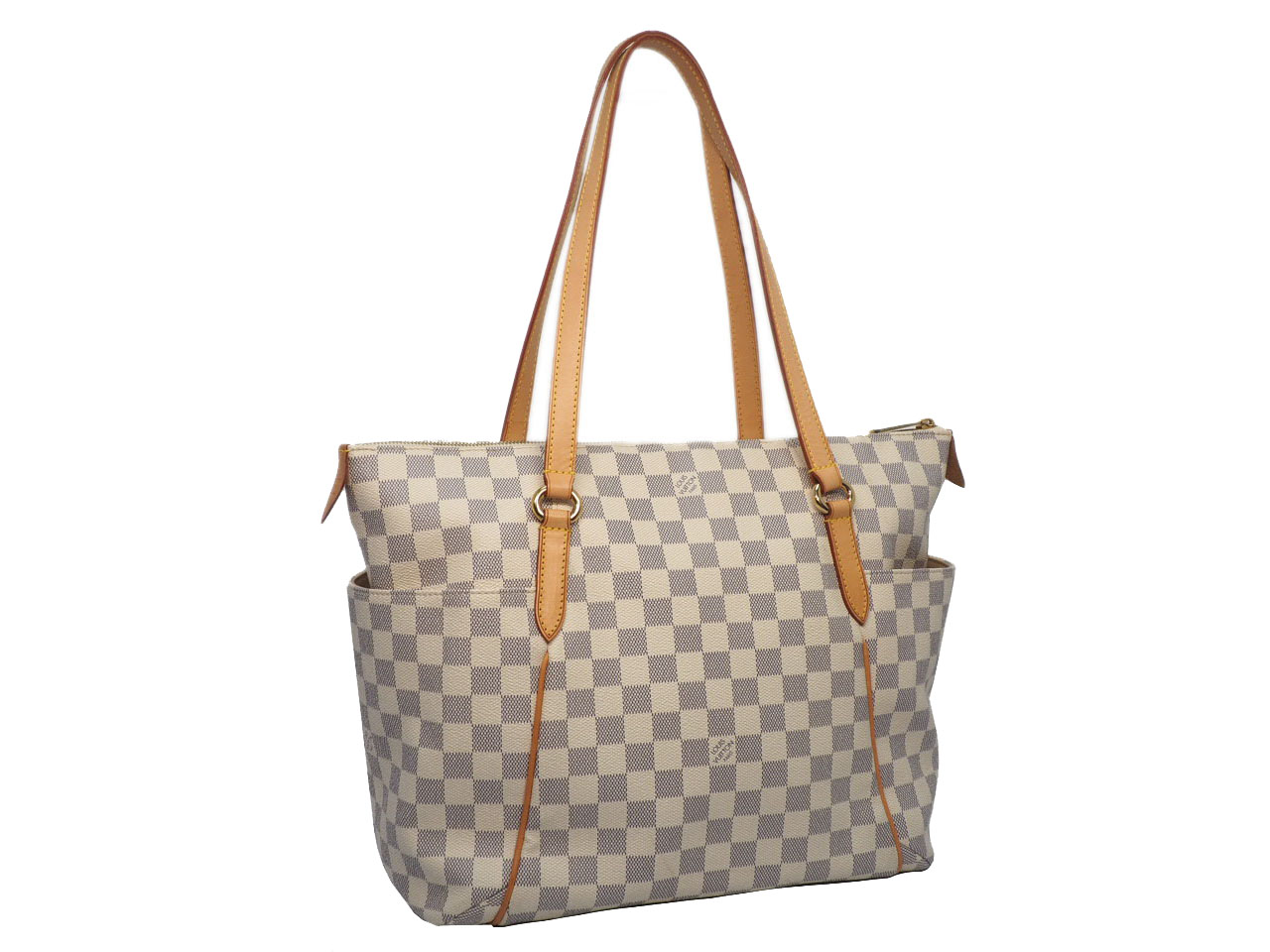 Louis Vuitton N51262 Damier Azur Canvas Totally MM Document / Shopping Bag (AR2079) - Image 4