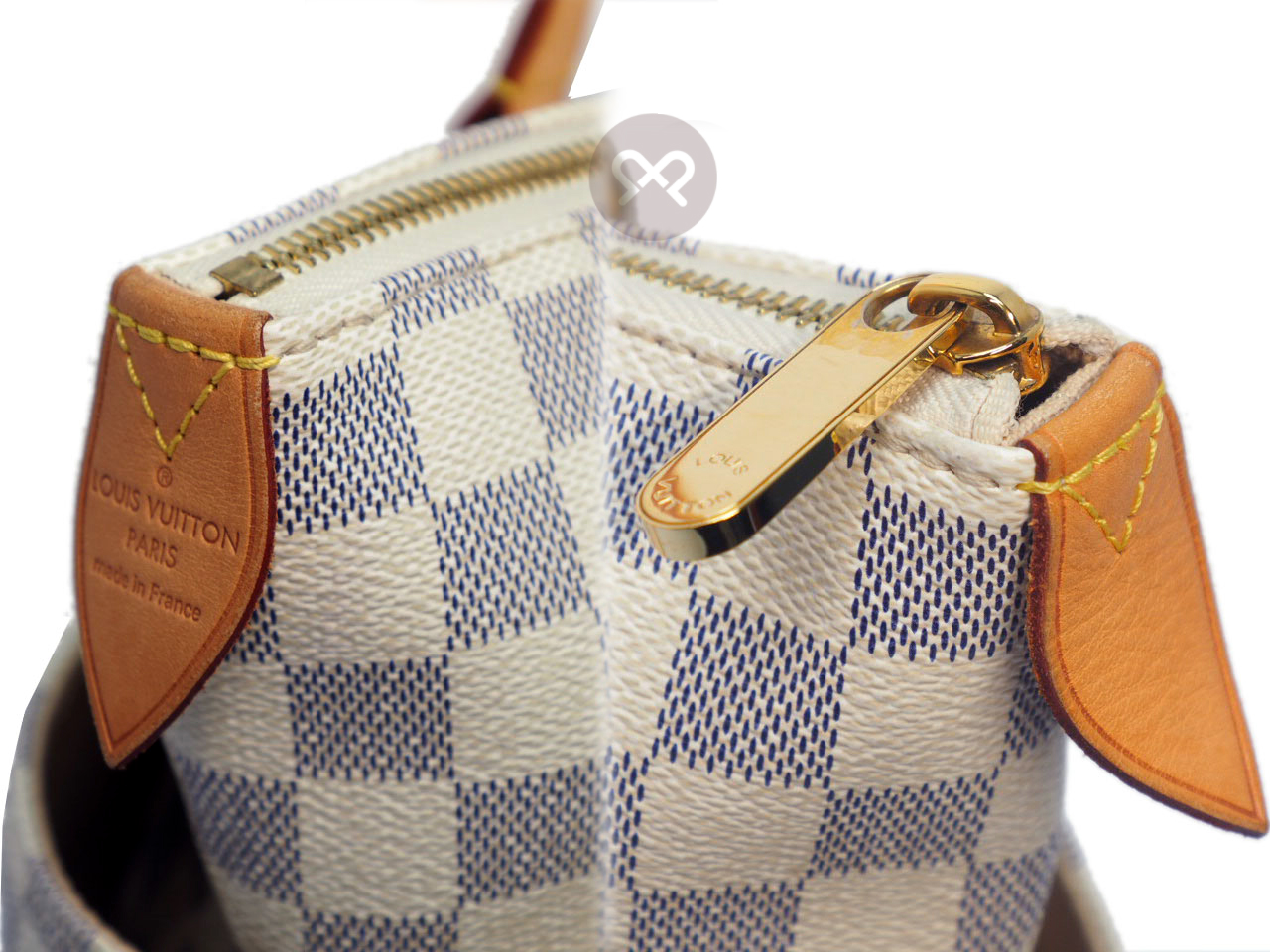 Louis Vuitton N51262 Damier Azur Canvas Totally MM Document / Shopping Bag (AR2079) - Image 11