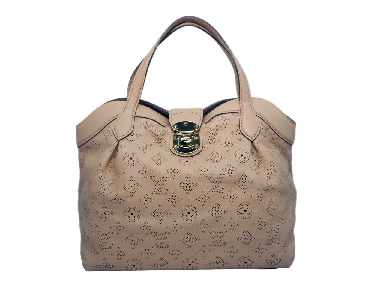 Louis Vuitton M93081 Beige Cirrus PM Mahina Leather (AR1101)