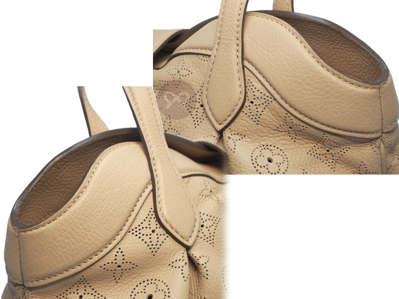 Louis Vuitton M93081 Beige Cirrus PM Mahina Leather (AR1101) - Image 9