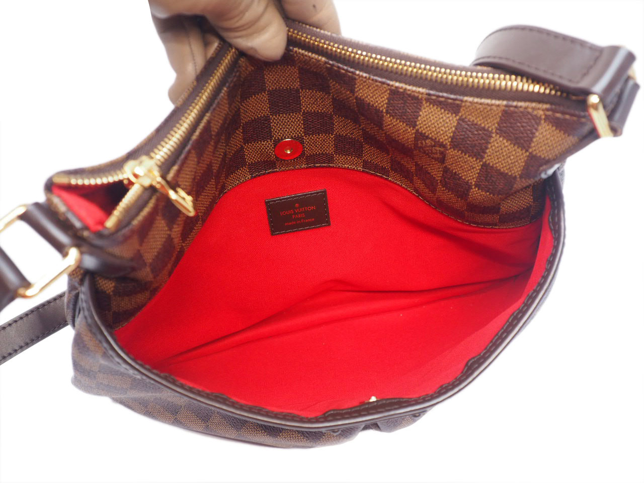 Louis Vuitton N42251 Bloomsbury PM Damier Canvas Crossbody / Messenger Bag (DU4180) - Image 10